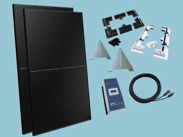 840W Rigid Solar Narrowboat Kit 12V or 24V