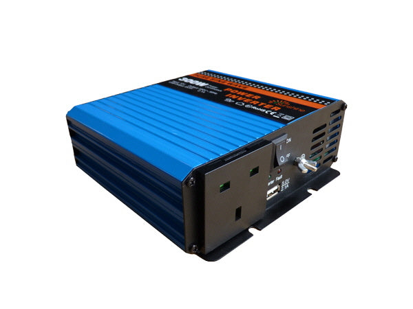 100W - 12V Off Grid Solar Kit - 300W Power Inverter (Including Batteries)