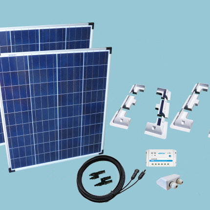 60W Poly - Sunshine Solar Caravan Motorhome & Boat Kit