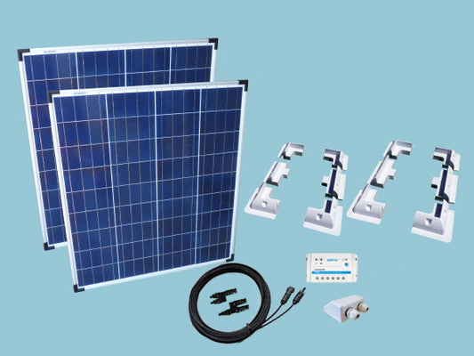 60W Poly - Sunshine Solar Caravan Motorhome & Boat Kit