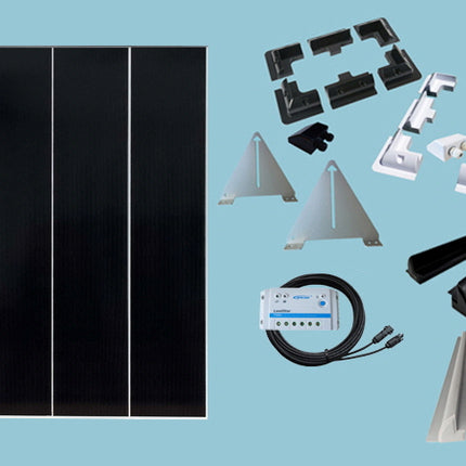 170W Sunshine 'Slimline' Solar Caravan Motorhome & Boat Kit