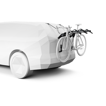 Thule OutWay Hanging three-bike hanging trunk bike rack aluminium