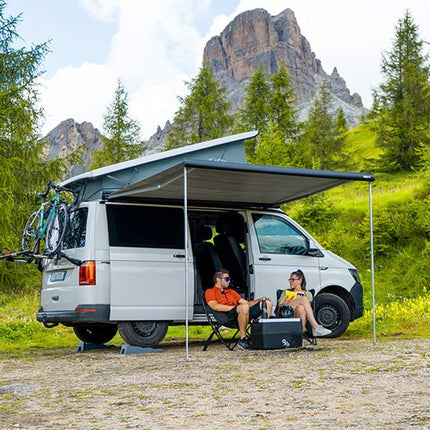 Fiamma F43van 270 Awning Deep Black - Royal Grey Fabric (08833A02R)