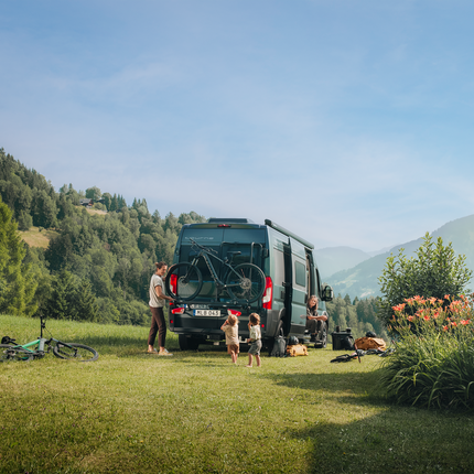 Strong Velotrack frame section for cars, vans, and motorhomes
