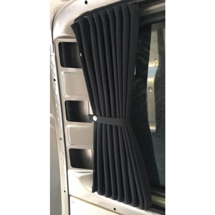 Ford Transit Custom T7/V710 SWB Tailgate Black Rails & Curtains