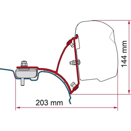 Fiamma F43van Kit VW T5/T6 Transporter/Caravelle/Multivan (98655A647)