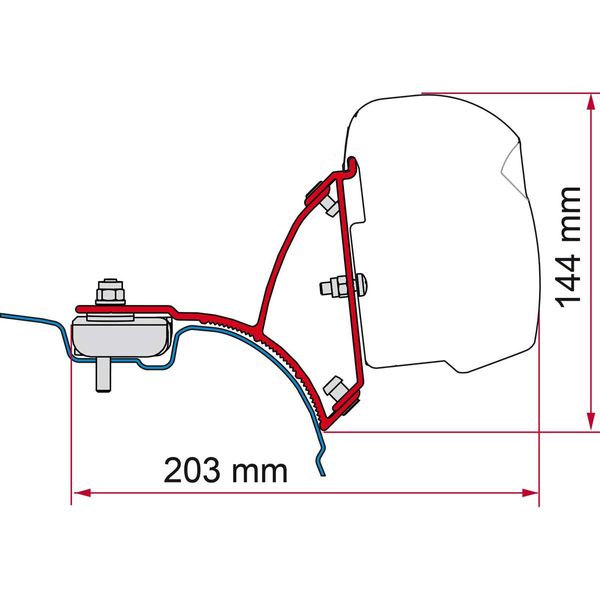 Fiamma F43van Kit VW T5/T6 Transporter/Caravelle/Multivan (98655A647)