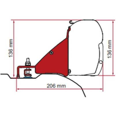 Fiamma F45s Kit for L3H2 Ducato/Jumper/Boxer ≥ 2006 (98655Z200)
