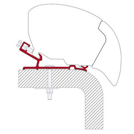 Fiamma F65 / F80s Adapter Hymer 370 (98655-935)