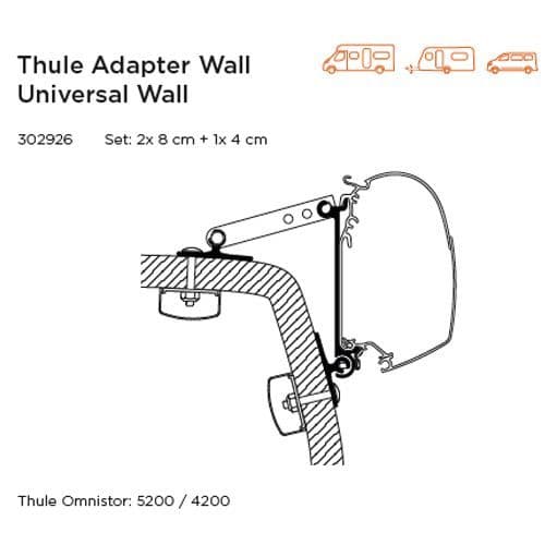 Thule Adapter Wall Universal for Wall Awning