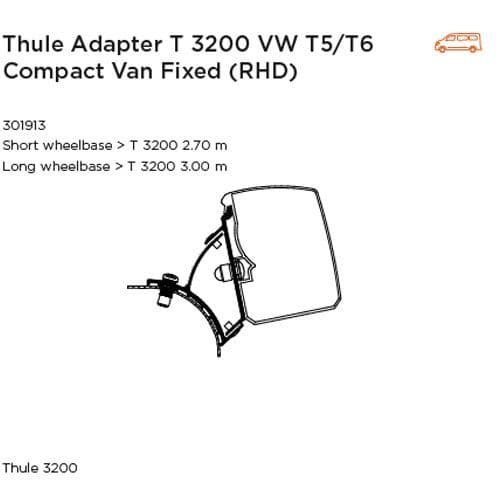 Thule Omnistor Adapters For 3200 Awning.