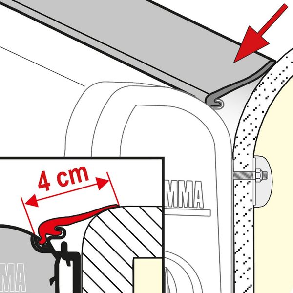 Fiamma Rain Guard M 30m Roll (03477-02-)