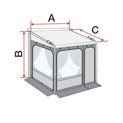 Fiamma CaravanStore Zip Privacy 310 XL / EVO Zip 320 (08363-02-)