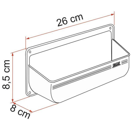 Fiamma Storage Pocket M White (03177-01-)