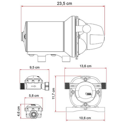 Fiamma Aqua F Pump 12V 10L