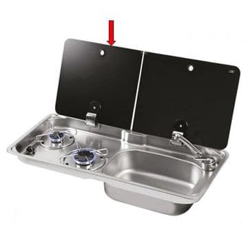 3000447 LH(HOB) GLASS LID - CAN FL1765