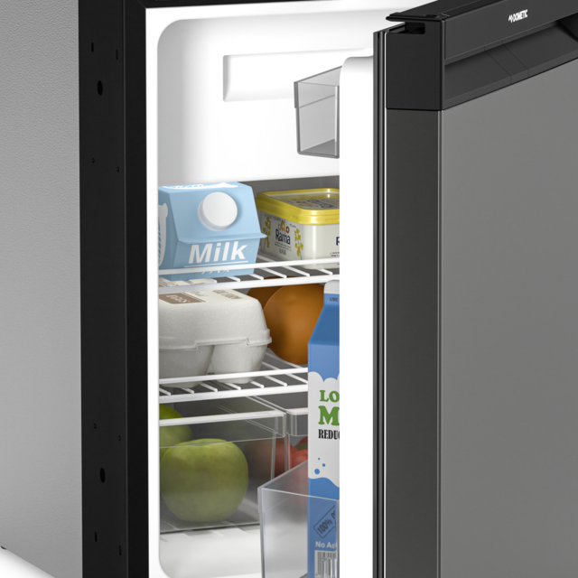 Dometic NRX 60C Compressor-Cooled Refrigerator, 55 l, Dark Silver Front
