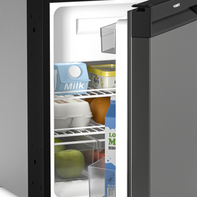 Dometic NRX80C Compressor-Cooled refrigerator, 75L, Dark Silver Front
