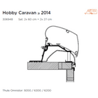 Roof Adapter For Hobby Caravan 2014-2023