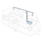 Truma Saphir Comfort under bench Caravan Air Conditioning Unit + Installation