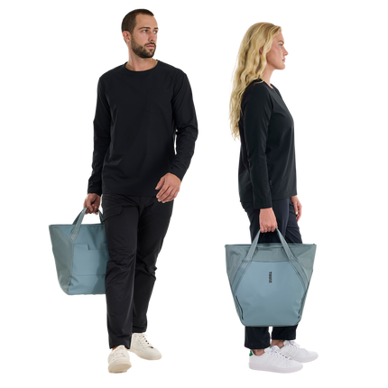 Thule chasm tote for bike with InLock 25L (Black/Mid-Blue/dusted Orange)