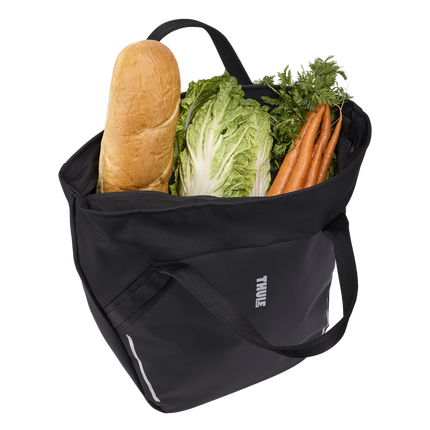 Thule chasm tote for bike with InLock 25L (Black/Mid-Blue/dusted Orange)
