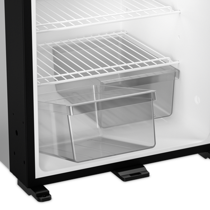 Dometic NRX115C Compressor-Cooled Refrigerator, 113L, Dark Silver Front