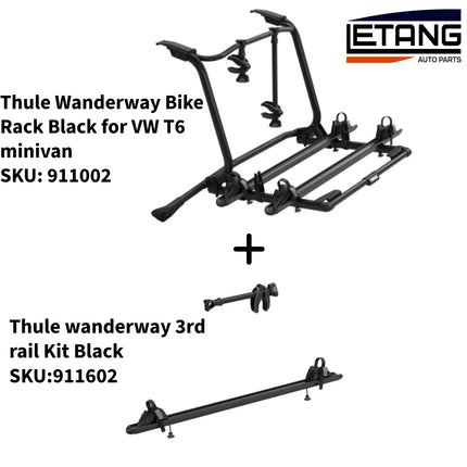 Thule Wanderway Bike Rack Black for VW T6 minivan