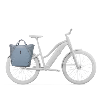 Thule chasm tote for bike with InLock 25L (Black/Mid-Blue/dusted Orange)
