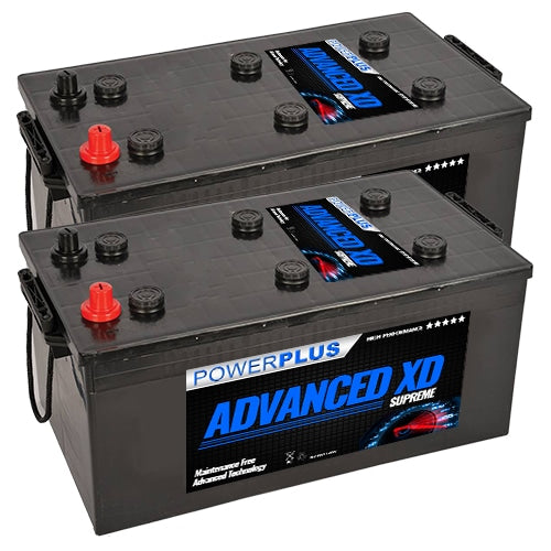 Powerplus Pair of ABS 624 XD Commercial Batteries