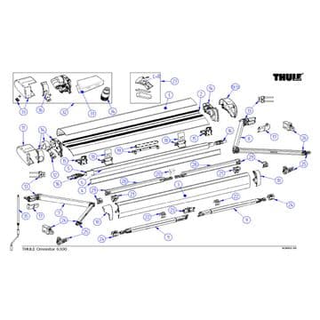 Thule 6300 Spare Parts