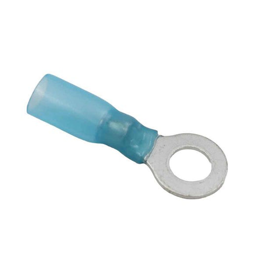 AMC Blue Heat Shrink Ring Terminal (6.4mm ID / 10 Pack)