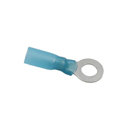 AMC Blue Heat Shrink Ring Terminal (6.4mm ID / 100 Pack)