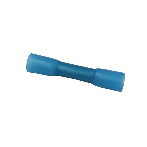 AMC Blue Heat Shrink Straight Connector Terminal (100 Pack)