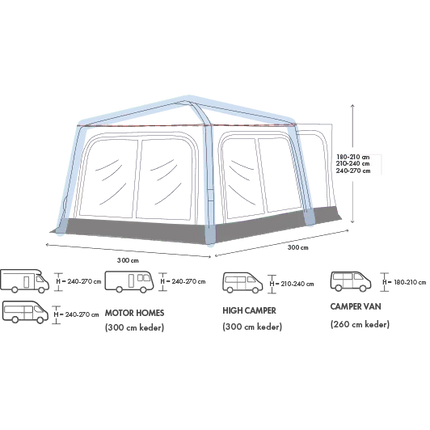 Westfield Triton Premium Lite Air Drive Away Awning