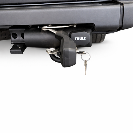 Thule VeloSwing Towbar Bike Rack easily swings to the side to give you full access 