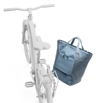 Thule chasm tote for bike with InLock 25L (Black/Mid-Blue/dusted Orange)