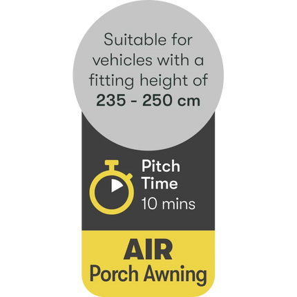 Westfield Quest Falcon Pro Base Air 200 Porch Awning