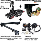 Thule easyfold 3 +Memo Van swing Bicycle Rack Left Pivot +Towbaw+ 13 Pin Thule electrics Kit 4 Ducato Boxer Jumper