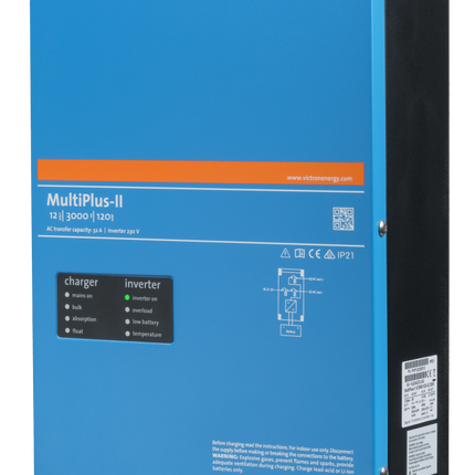 Victron MultiPlus-II 12V/3000VA Inverter/Charger 120-32A - 230V