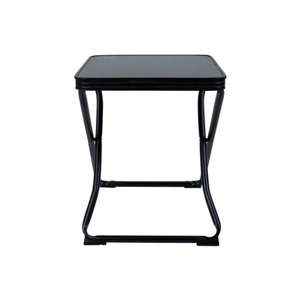 Bo-Camp Stool & Top Foldable Black
