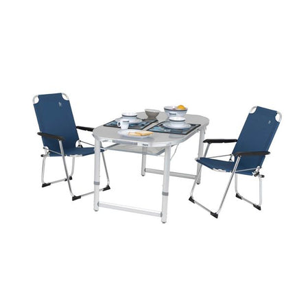 Bo-Camp Table Premium Oval Case Model 150 x 80cm