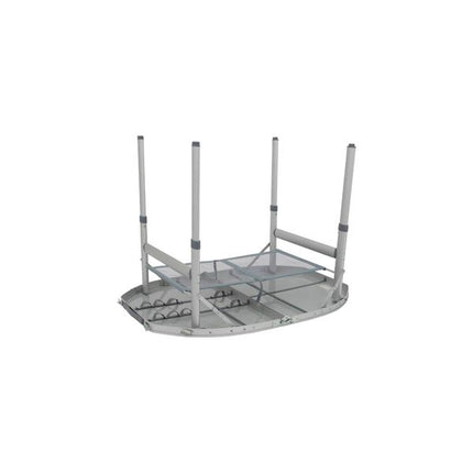 Bo-Camp Table Premium Oval Case Model 100 x 70cm