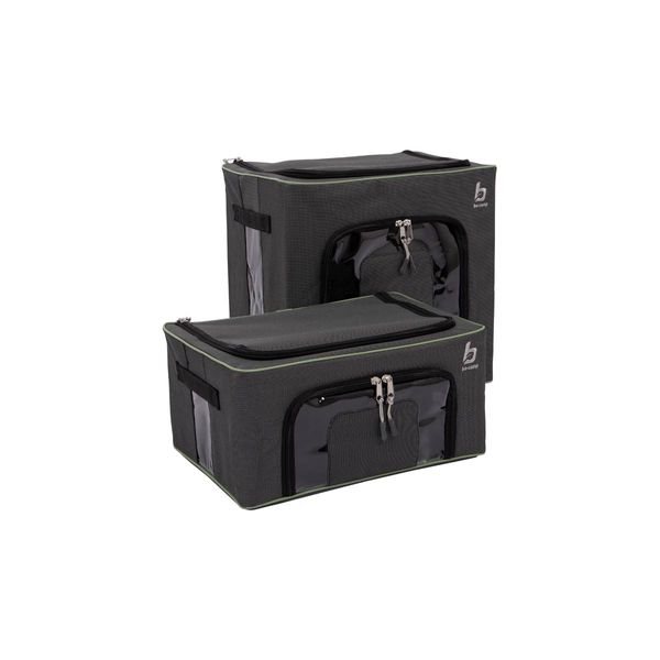 Bo-Camp Storage Box Foldable 2 Pieces 2 Sizes