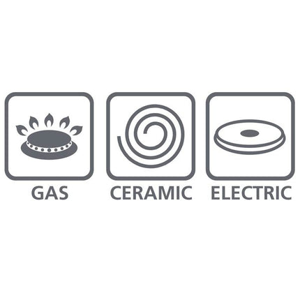 Bo-Camp Cookware Set Elegance Compact 3 RVS