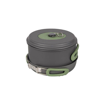 Bo-Camp Cookware Set Explorer 4 Pieces Hard Anodized Aluminium
