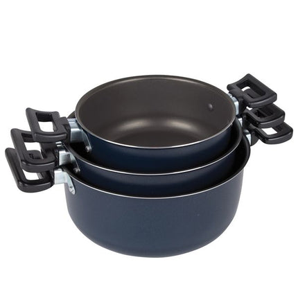 Bo-Camp Cookware Set Rondo 3 Pieces Aluminium