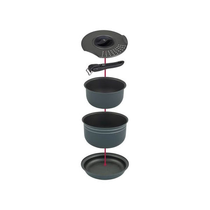 Bo-Camp Cookware Set Trekking 5 Pieces Aluminium