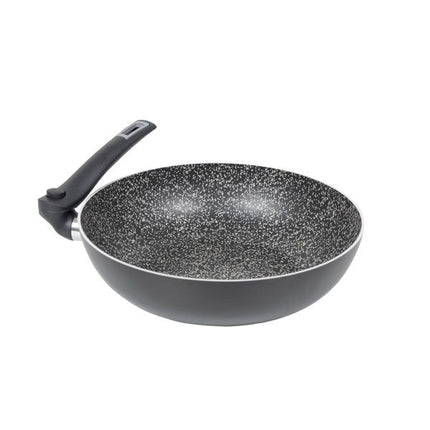 Bo-Camp Wok Pan Turn Foldaway Pan Handle Dia 28cm