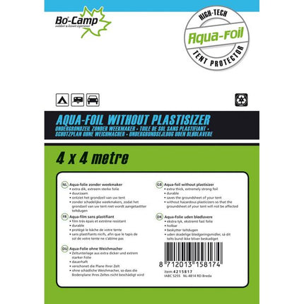 Bo-Camp Aqua Foil without Plasticizer Black 4x4 Metres